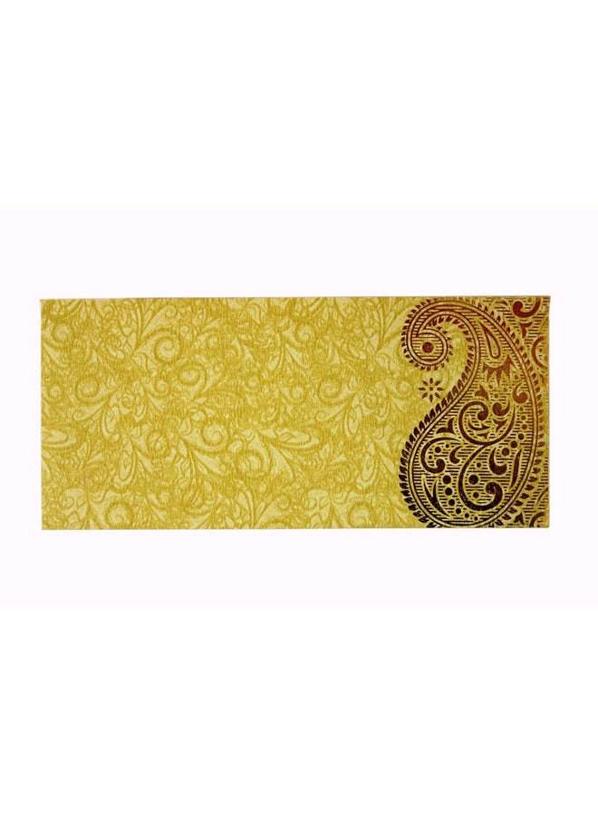 ESPLANADE eSplanade Money Gift Envelopes Lifafa - Multi Color Pack of 50 Premium Designer Envelopes (Orange, Yellow)  - Image 5