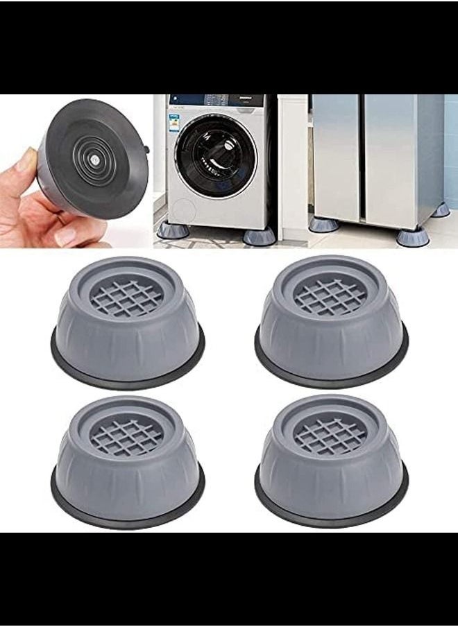 ABBASALI Shock and Noise Cancelling Washing Machine Support 4 Pcs, Washer And Dryer Anti-Vibration Pads, Protects Laundry Room Floor,Washing Machine Foot Pads for All Washing Machine  - Image 1