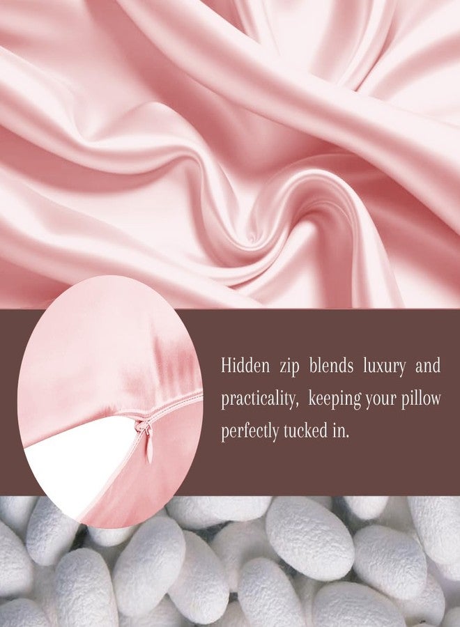 Furbo Mulberry Silk Pillowcase- Pure Mulberry Silk Pillow Cover for Hair and Skin, Anti Acne, Luxury, Blush Pink (Pack of 1) - Image 4