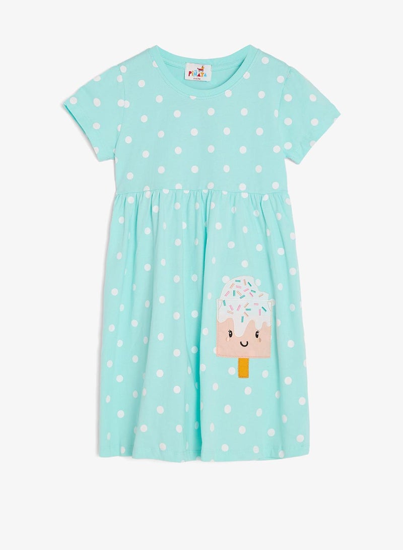 Pinata Ice Cream Print Dot Summer Dress - Image 2
