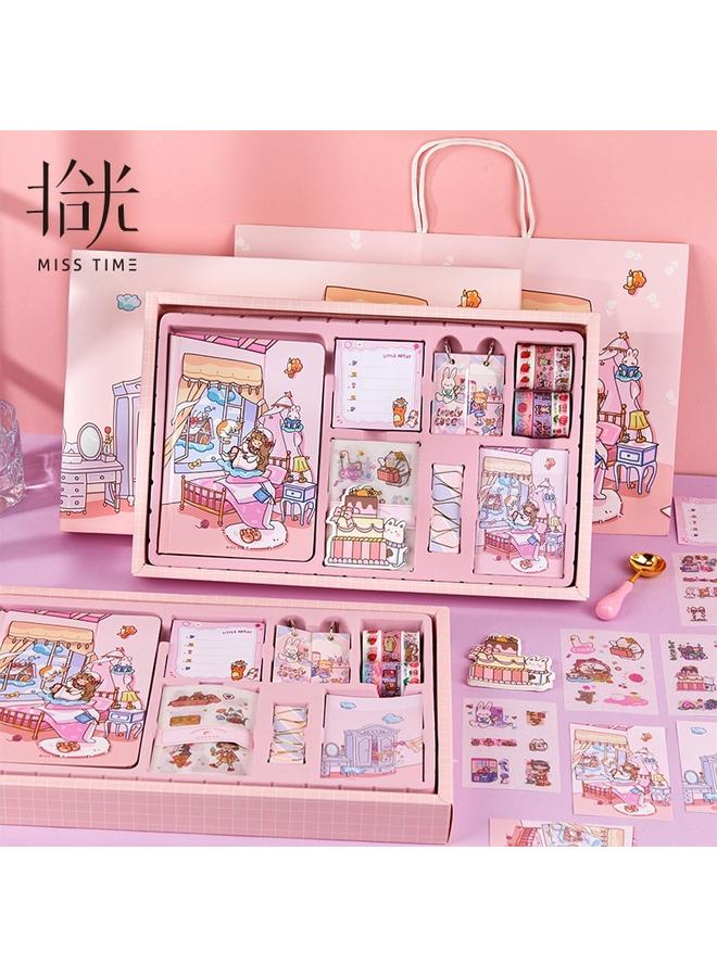 Bluejw Light-picking Hand Account Book Gift Box Star Sea Series Student Birthday Gift Suit Children's Day Holiday Hand Account Gift Box - Image 3