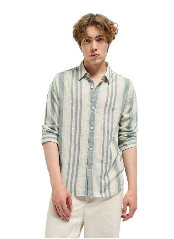 THE BEAR HOUSE Men's Shirt for Casual and Formal Wear | Classic Button-Down Style for Office, Daily Use, Travel, Events & All-Season Outfits | Versatile & Stylish Wardrobe Essential for Every Occasion