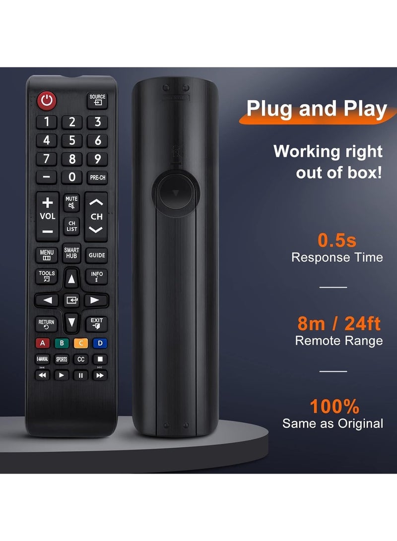 TIGER (Pack of 2) Universal TV Remotes, Replacement for Smart TVs – Compatible with LED, LCD, HDTV, QLED, SUHD, UHD, 4K, 3D TVs | No Setup Required | Long-Range Infrared | Fast Response & Durable Design | Ideal Spare Remote - Image 5