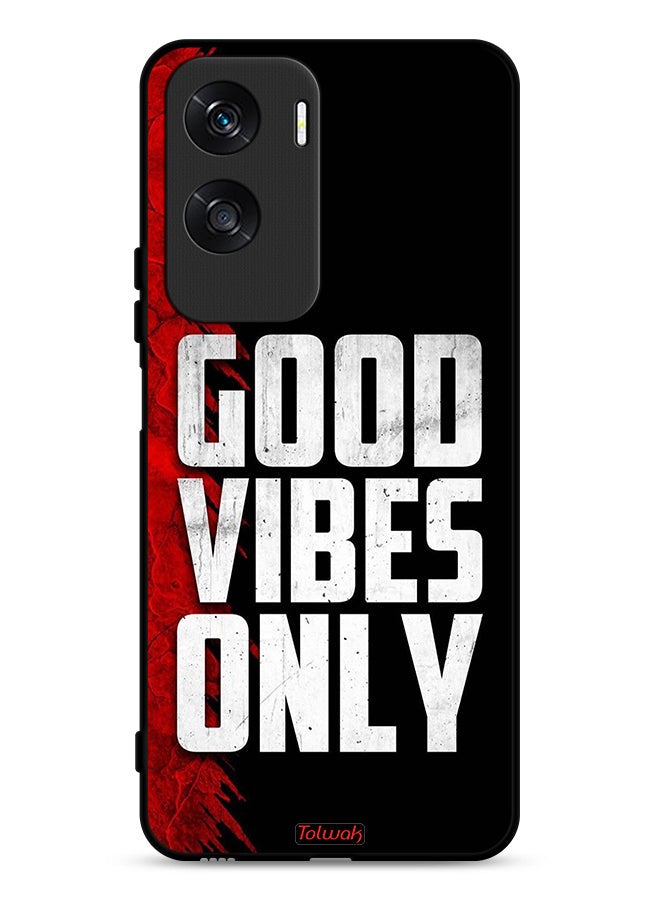 Tolwak Honor X50i 5G Protective Case Cover Good Vibes Only - Image 1