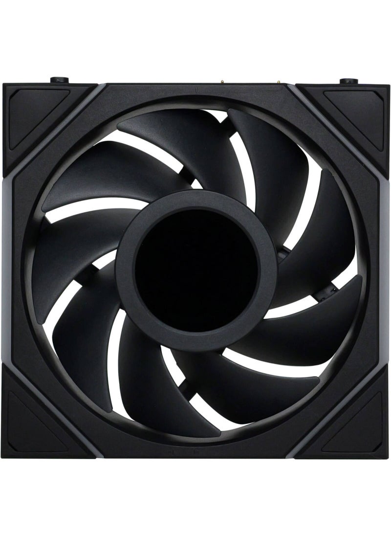 LIAN LI UNI FAN TL120 LCD Wireless Case Fan, 120mm Fan Size, 1900 RPM Fan Speed, 62 CFM Fan Airflow, Fluid Dynamic Bearing Type, PBT & PA66 Material, Pack of 3, Black | 12TLLCD1W3B  - Image 4