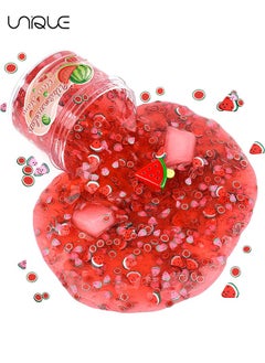 70ML Watermelon Clear Jelly Glitters Slime, Stretchy Premade Crystal Slime Idea Stress Relief Toy, DIY Bubble Slime Kids Birthday Party Favors (Red) - pzsku/ZDF329D5B68021727E8AFZ/45/_/1700205804/91f8041a-188a-4aa0-988e-29e219d75ea7