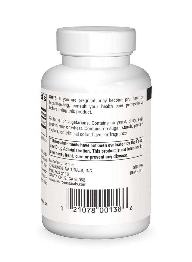 Source Naturals مكمل حمض أميني ذو شكل حر 500 ملغ من ليسين يدعم تكوين الطاقة والكولاجين 50 قرصًا - Image 3