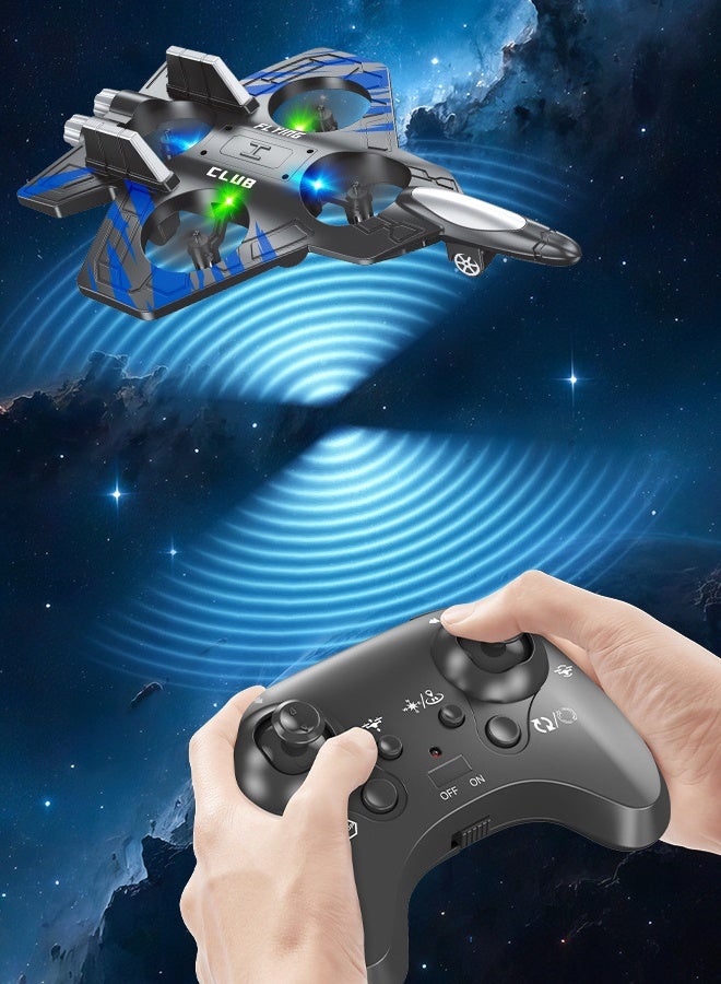 HALAMODO Foam Remote Control Airplane - RC Fighter Jet with LED Lights for Kids & Adults, 360° Flip Stunt Roll Capabilities, Lightweight Crash-Resistant RC Plane Toy - Ideal Birthday Gift for Boys, Beginners & Hobbyists - Image 5