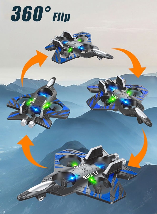 HALAMODO Foam Remote Control Airplane - RC Fighter Jet with LED Lights for Kids & Adults, 360° Flip Stunt Roll Capabilities, Lightweight Crash-Resistant RC Plane Toy - Ideal Birthday Gift for Boys, Beginners & Hobbyists - Image 2