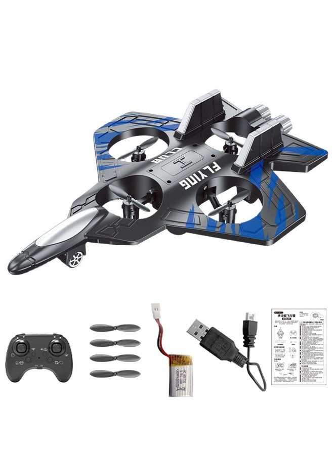 HALAMODO Foam Remote Control Airplane - RC Fighter Jet with LED Lights for Kids & Adults, 360° Flip Stunt Roll Capabilities, Lightweight Crash-Resistant RC Plane Toy - Ideal Birthday Gift for Boys, Beginners & Hobbyists - Image 1