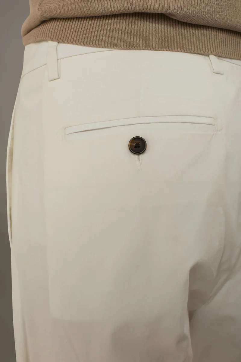 Doppelganger  Classic chino trousers - Cream for Men | Best Price UAE