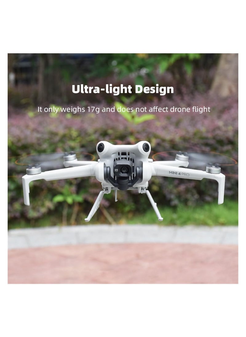 Excefore Foldable Landing Gear for DJI Mini 4 PRO Anti-Fall Gimbal Protector Heighten 25mm Extender Leg for DJI Mini 4 Pro Drone Accessories  - Image 3