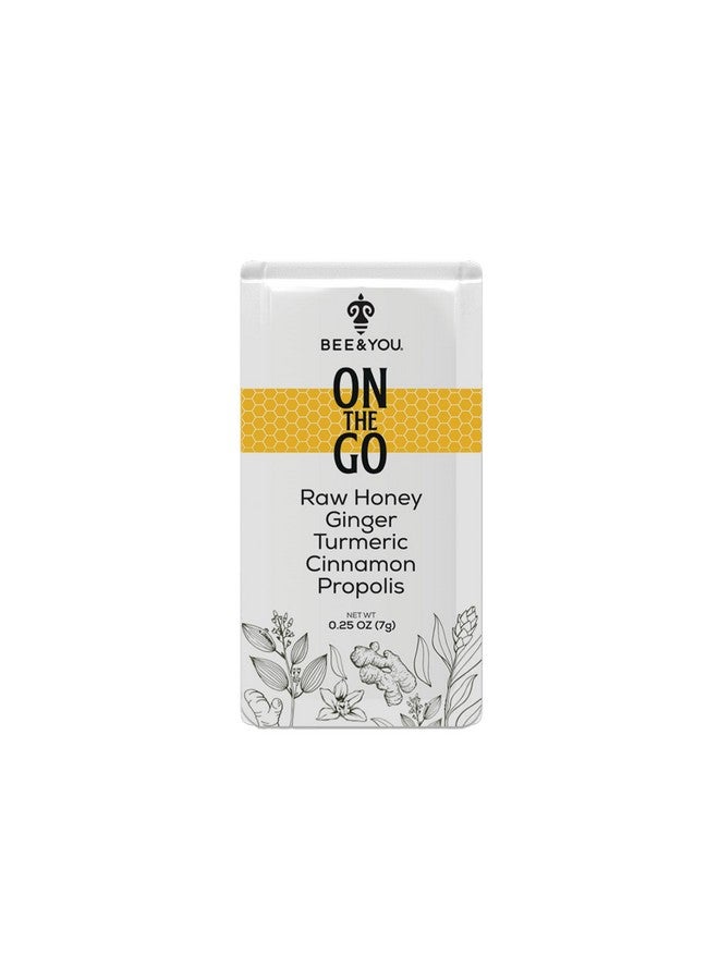 BEE & YOU Bee and You On The Go, Immune Support Supplement, Raw Honey, Propolis, Turmeric, Cinnamon, Ginger, Superfrood, Great Tasting, for Kids and Adults, 12 Pack, 1.73 oz Each - Image 4