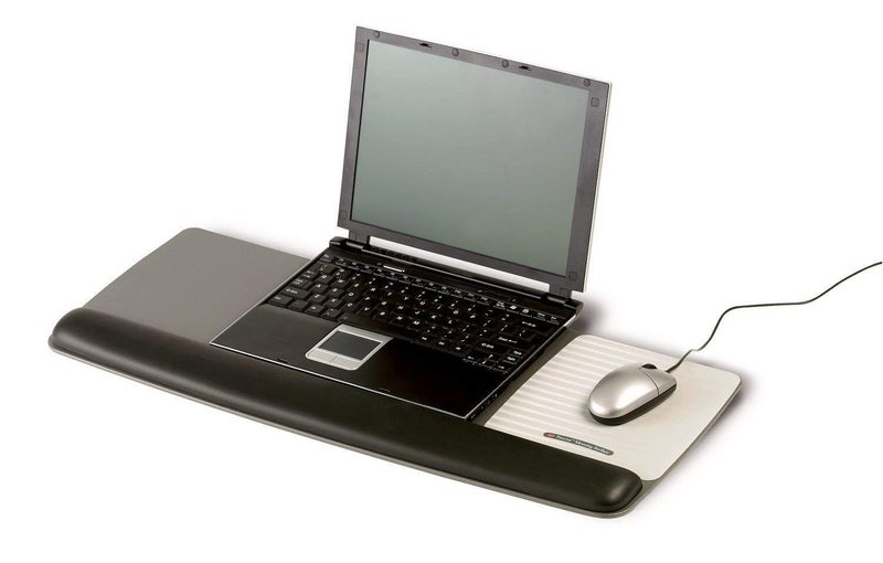 3M Gel Wrist Rest for Keyboard and Mouse with Tilt-Adjustable Platform, Precise Mouse Pad, 25.5 in x 10.6 in, Black (WR422LE) - Image 3