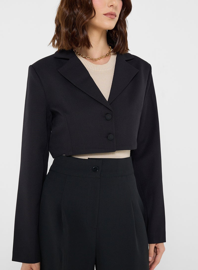 ELLA Cropped Blazer  - Image 3