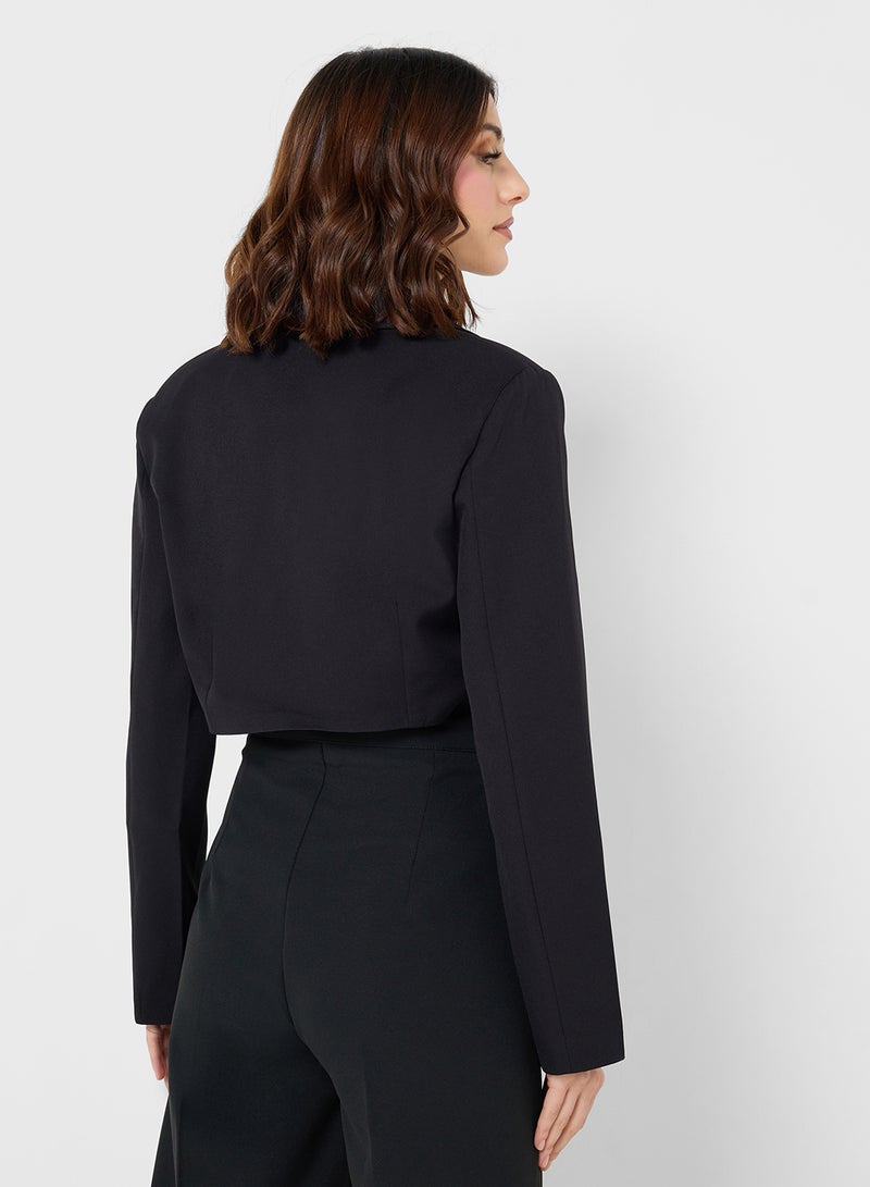 ELLA Cropped Blazer  - Image 2