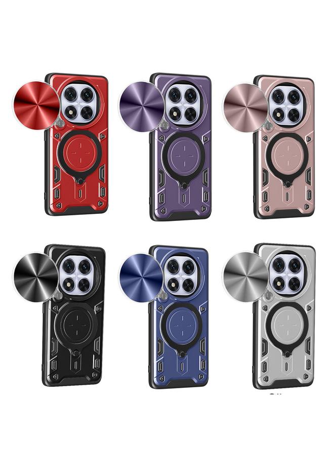 S-TOP Case For Redmi Note 14 Pro 4G CD Texture Sliding Camshield Magnetic Holder Phone Case - Image 2