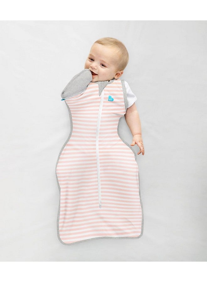 لاف تو دريم قماط Love to Dream Swaddle Up Transition Swaddle، أجنحة قابلة للفك حاصلة على براءة اختراع، تساعد الطفل بلطف على الانتقال من التقميط إلى الحرية من الذراعين عند إظهار علامات التدحرج، 1.0 TOG، 19-24 رطلاً، وردي - Image 4