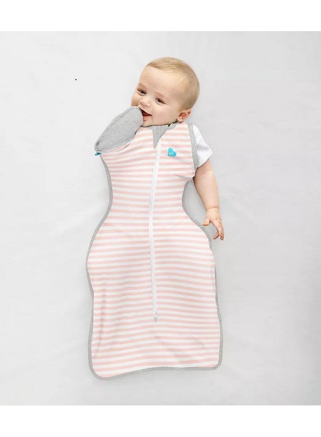 لاف تو دريم قماط Love to Dream Swaddle Up Transition Swaddle، أجنحة قابلة للفك حاصلة على براءة اختراع، تساعد الطفل بلطف على الانتقال من التقميط إلى الحرية من الذراعين عند إظهار علامات التدحرج، 1.0 TOG، 19-24 رطلاً، وردي - Image 2