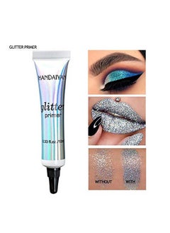 MAEPEOR MAEPEOR Cosmetic Glitter Glue Long Lasting Makeup Glitter Primer Gel Waterproof & Smudgeproof Primer Base Glue for Body Eyes Face Lip with Glitter, Body Jewels, Rhinestones (2 PCS, 10 ml)  - Image 2