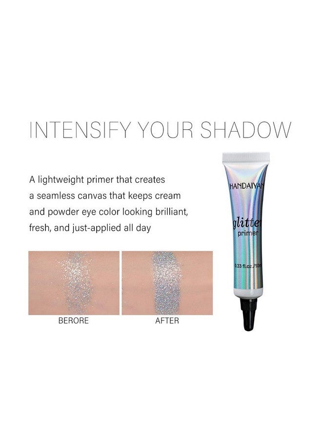 MAEPEOR Cosmetic Glitter Glue Long Lasting Makeup Glitter Primer Gel Waterproof & Smudgeproof Primer Base Glue for Body Eyes Face Lip with Glitter, Body Jewels, Rhinestones (2 PCS, 10 ml)