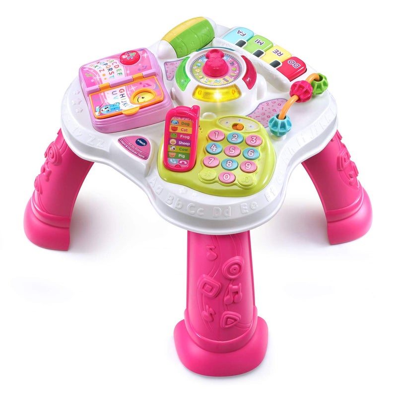 vtech طاولة التعلم والاكتشاف القابلة للوقوف من VTech، وردي - Image 2
