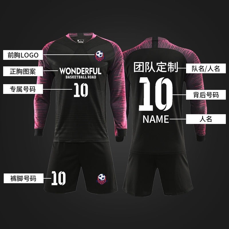 Football Clothing Long Sleeve Suit Men'S Professional Competition Training Jersey Quick-Drying Breathable Sportswear Children Adult - Image 5