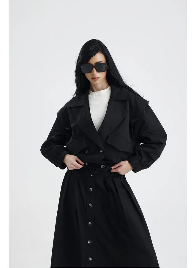 GACACOLLECTION WATCH bomber jacket with front button pockets.