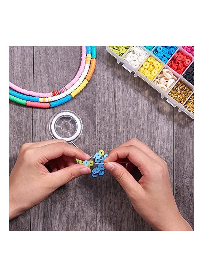 طقم صنع المجوهرات 8 ملم 15 لونًا بيئيًا - Image 4