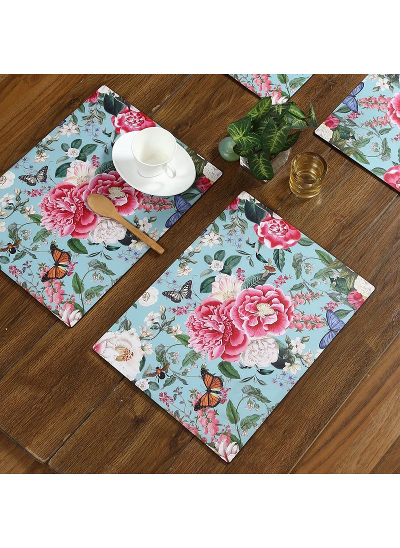RF REINVENTION FACTORY Reinvention Factory Fairy Garden MDF Wood Table MatsPlacemats Set of 6 Multicolor  - Image 1