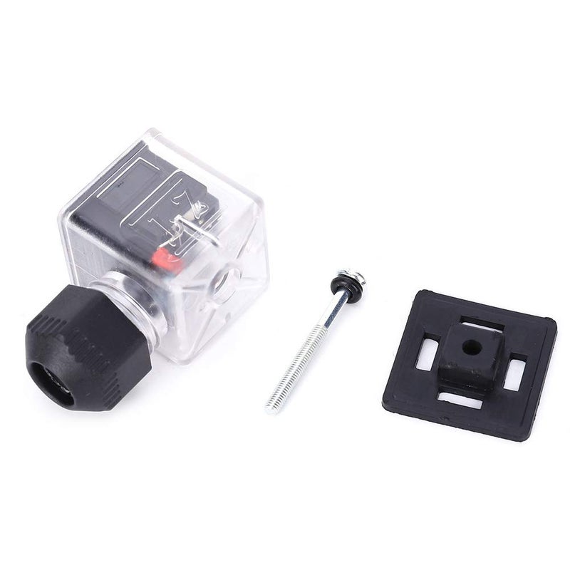 Transparent Indicator Solenoid Valve Plug Fastening Component 5PCS DC 12V - Image 5