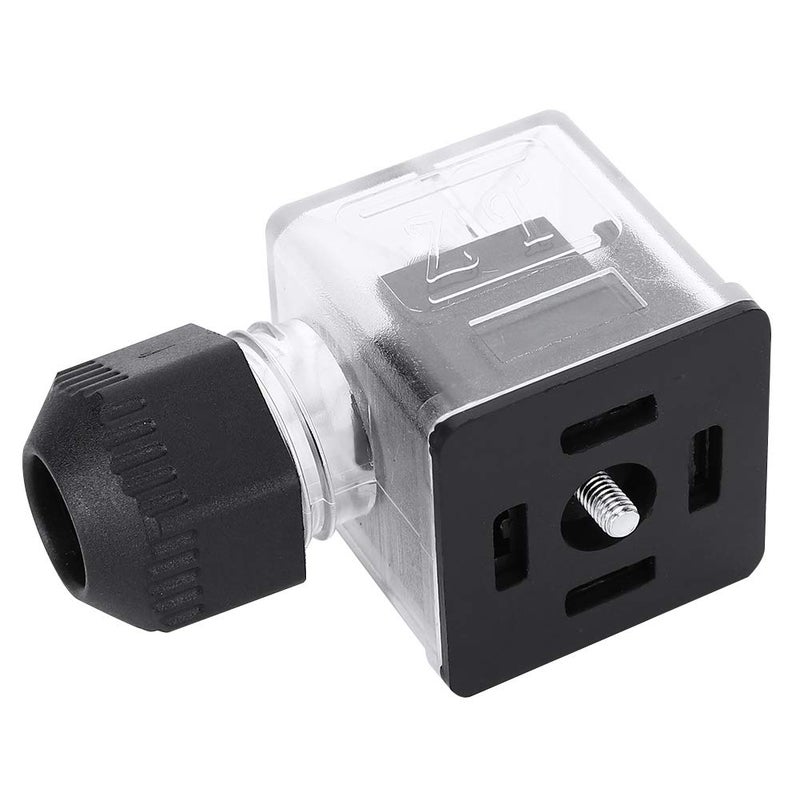 Transparent Indicator Solenoid Valve Plug Fastening Component 5PCS DC 12V - Image 2