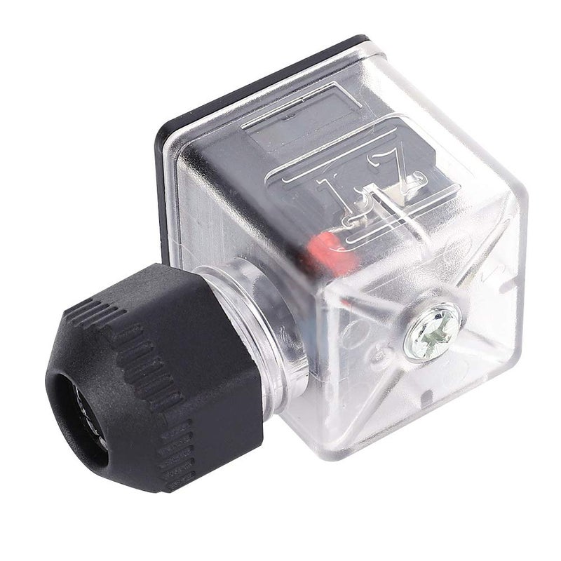 Transparent Indicator Solenoid Valve Plug Fastening Component 5PCS DC 12V - Image 3