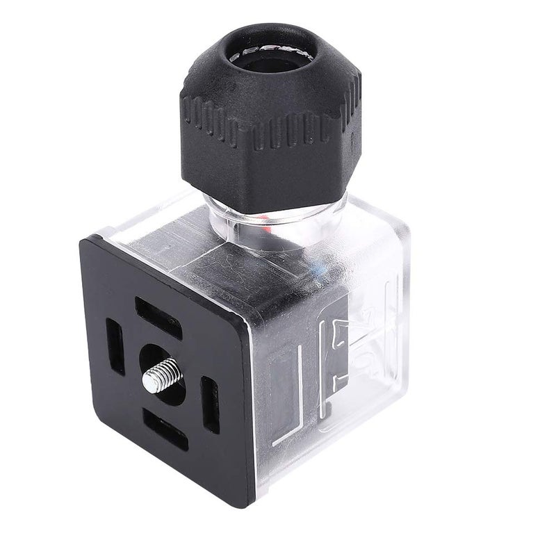 Transparent Indicator Solenoid Valve Plug Fastening Component 5PCS DC 12V - Image 4