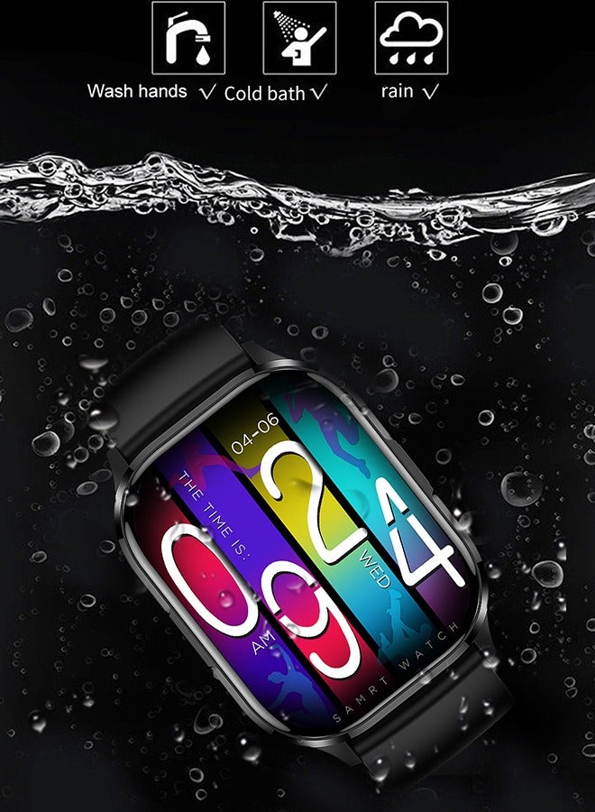 رولستيمي الرجال الذكية ووتش النساء 2.01 " أمولد للماء ساعة ذكية صغيرة للرجال النساء اللياقة البدنية المقتفي معدل ضربات القلب النوم رصد النشاط المقتفي لالروبوت وفون - Image 5