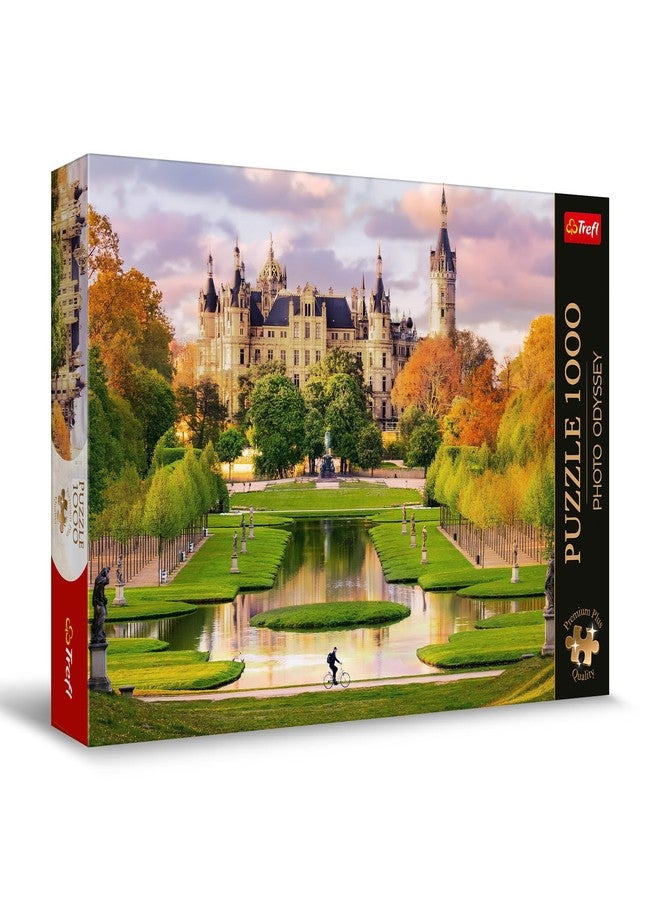 Trefl Schwerin Castle, Germany 1000 Jigsaw Puzzle Premium Plus Photo Odyssey 27"x19" Unique Photographic Series, Perfect Matching of Elements, for Adults and Children from 14 Years Old - Image 1