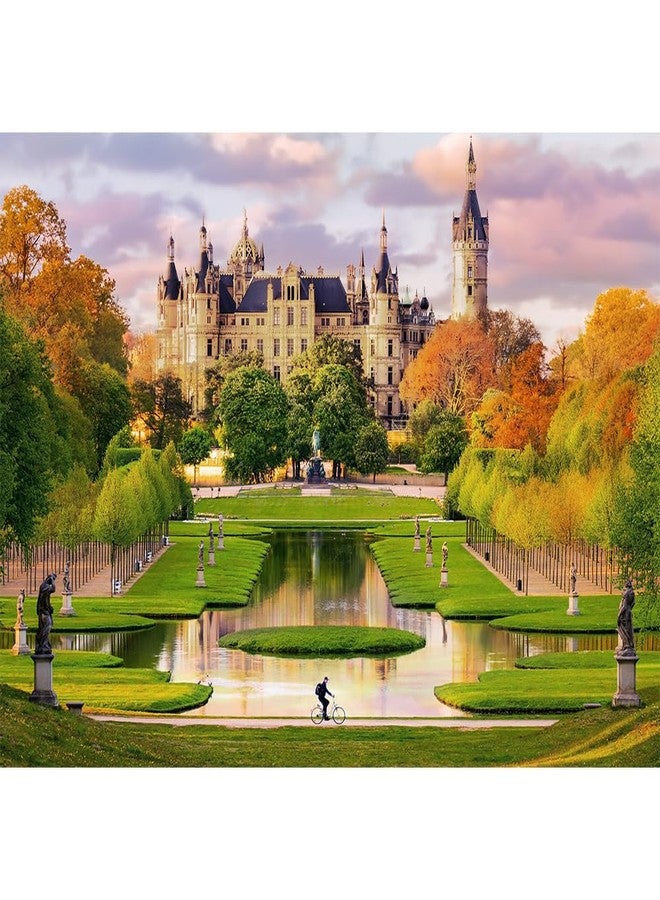 Trefl Schwerin Castle, Germany 1000 Jigsaw Puzzle Premium Plus Photo Odyssey 27"x19" Unique Photographic Series, Perfect Matching of Elements, for Adults and Children from 14 Years Old - Image 2