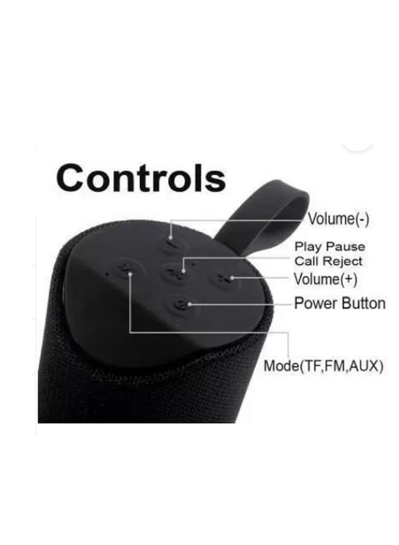 Wireless Bluetooth Speaker For Smartphone Support Usb And Tf Card Black - Image 2