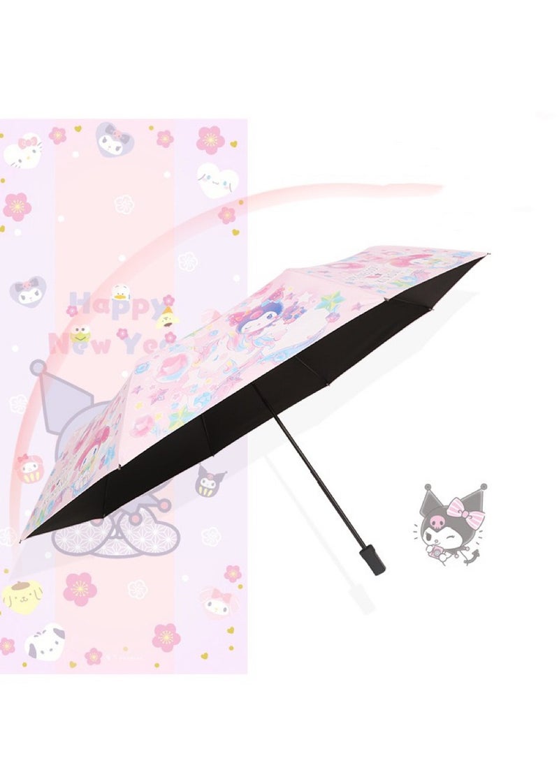 Sanrio - Sanrio Folding Portable Automatic Rain or Shine Umbrella - Image 1