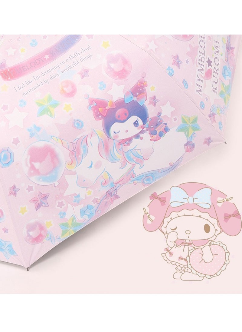 Sanrio - Sanrio Folding Portable Automatic Rain or Shine Umbrella - Image 1