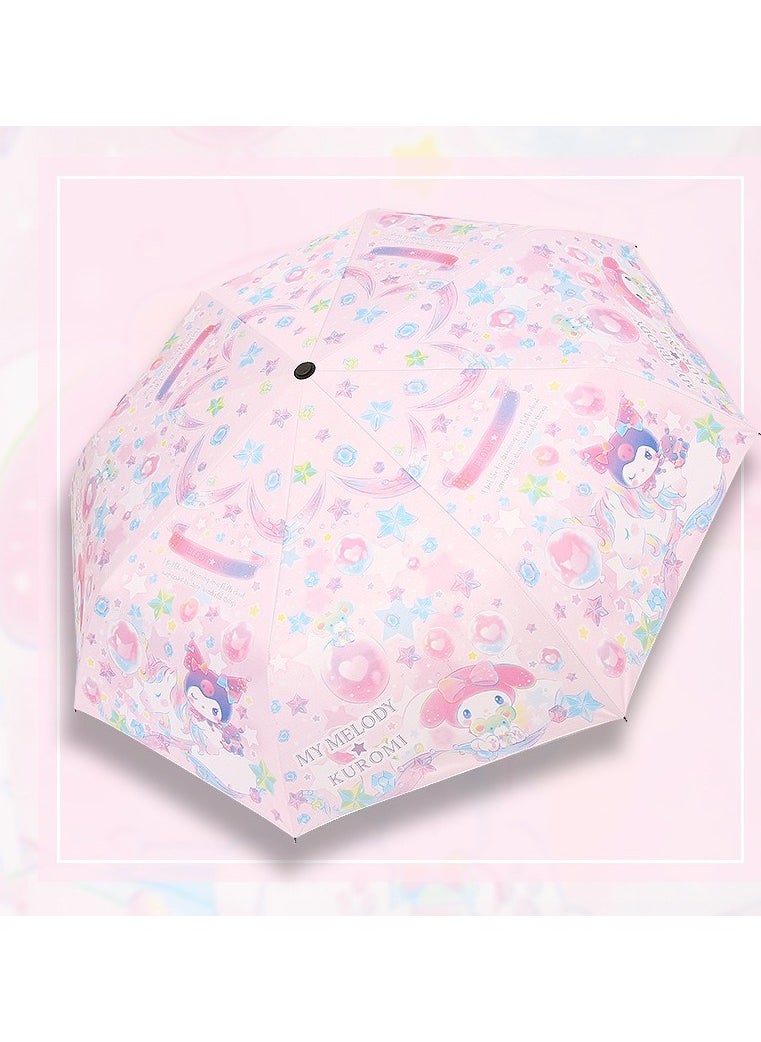 Sanrio - Sanrio Folding Portable Automatic Rain or Shine Umbrella - Image 1