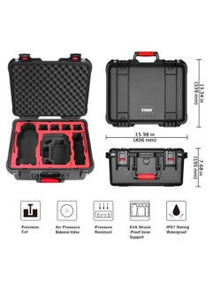 SYMIK P400-M3TL Mavic 3 Pro Triple Layer Waterproof Hard Carrying Case for DJI Mavic 3 Pro/Cine/Mavic 3/Classic/Fly More Combo, with DJI RC/RC Pro/RC-N1 Remote, Fits Landing Pad, iPad, Accessories  - Image 5