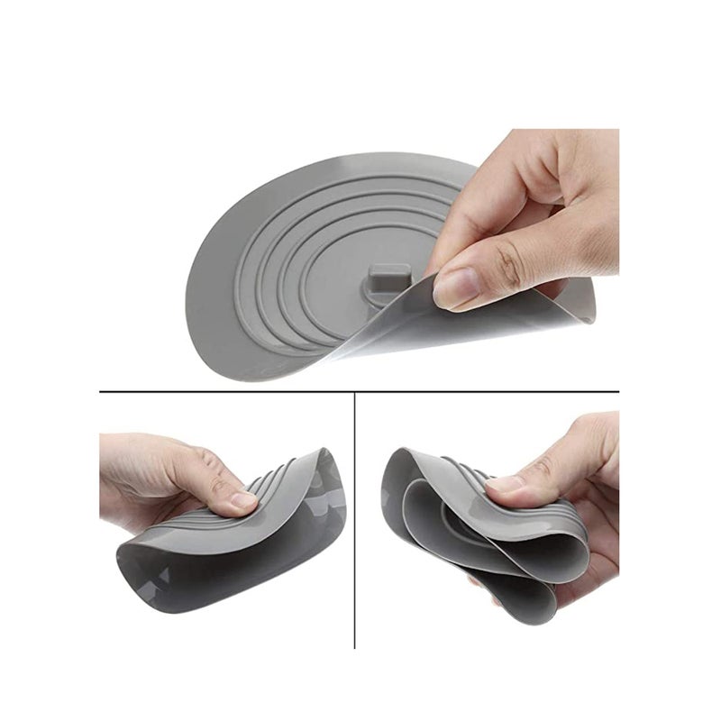 SOLARAE 6 Inches Silicone Tub Stopper Drain Stopper, Silicone Bath Plug Tub Stopper White Drain Plug for Kitchens, Bathrooms and Laundries - Image 5