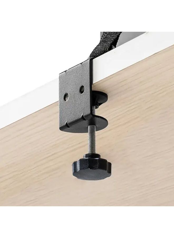 حزام تثبيت تلفزيون مضاد للانقلاب بمشبكين، مثبت ثقيل مقاوم للصدمات بدون حفر مع لاصق للخزانات الجدارية والطاولات والرفوف. - Image 5