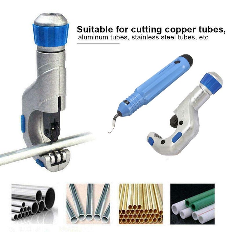 ISC ISC 550mm Tube Cutter Hand Pipe Milling Tools Cutting Tools for Stainless Steel Aluminum Copper Tube Cutting with Debnuring Tool CT650 Pipe Cutter - Image 2