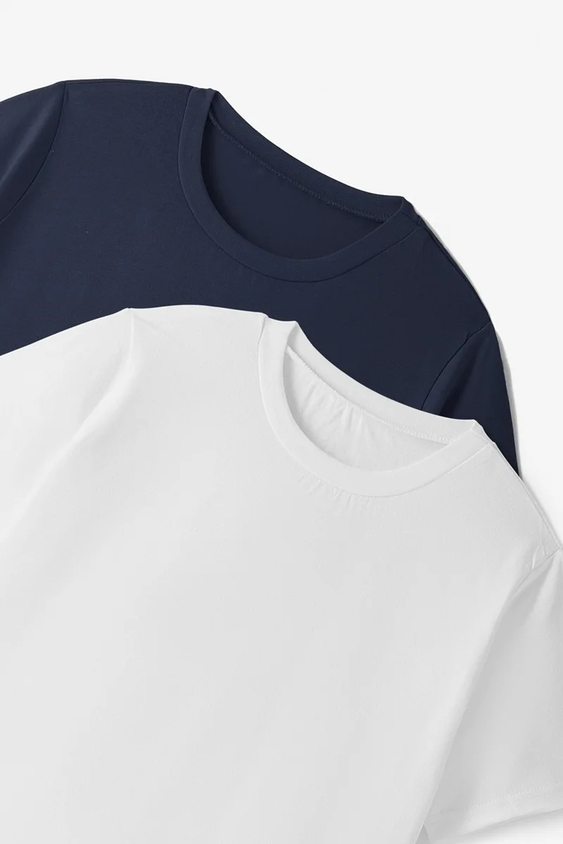 جون Kids Packaged Short Sleeve 2-pack Plain T-Shirt