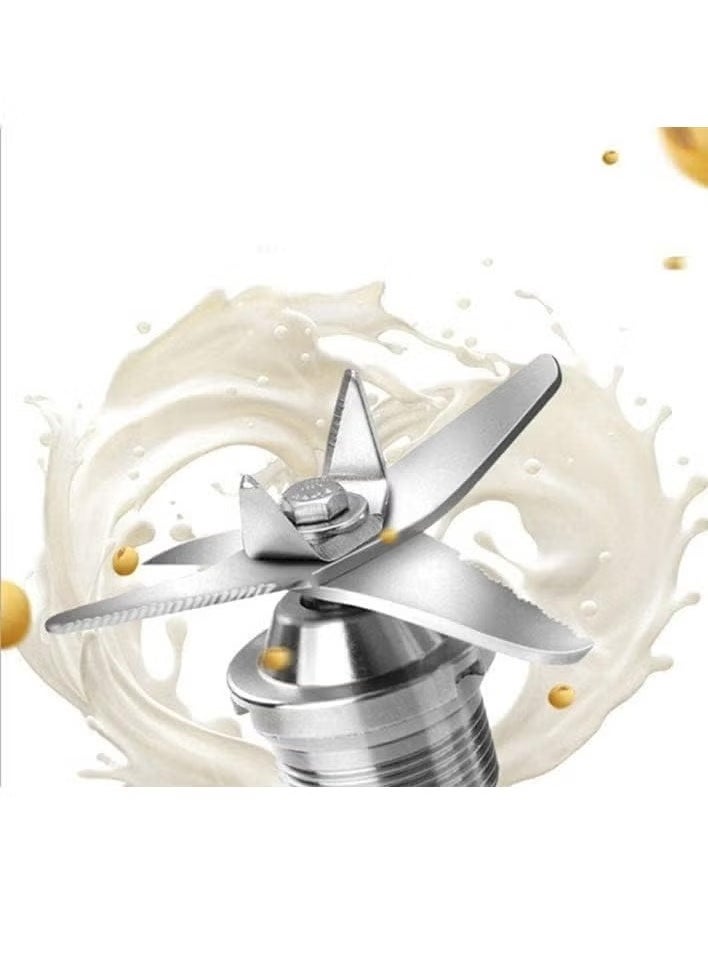 BORTONY Juicer Blender 2 in 1 High Speed 4500W with 6 Titanium Stainless Steel Blades Perfect for Smoothies Frozen Desserts Hot Soups and Nut Grinding  - Image 4