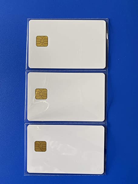 Generic PVC CHIP Card SLEISSI 4428 Contact IC Card for for Inkjet Printers Pack of 10  - Image 1
