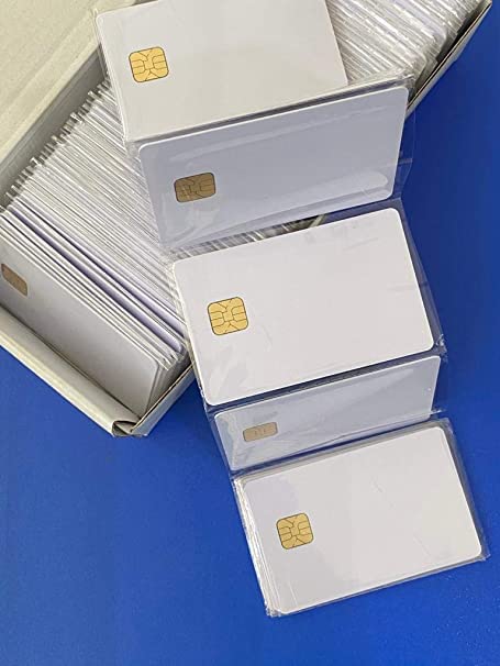 Generic PVC CHIP Card SLEISSI 4428 Contact IC Card for for Inkjet Printers Pack of 10  - Image 2