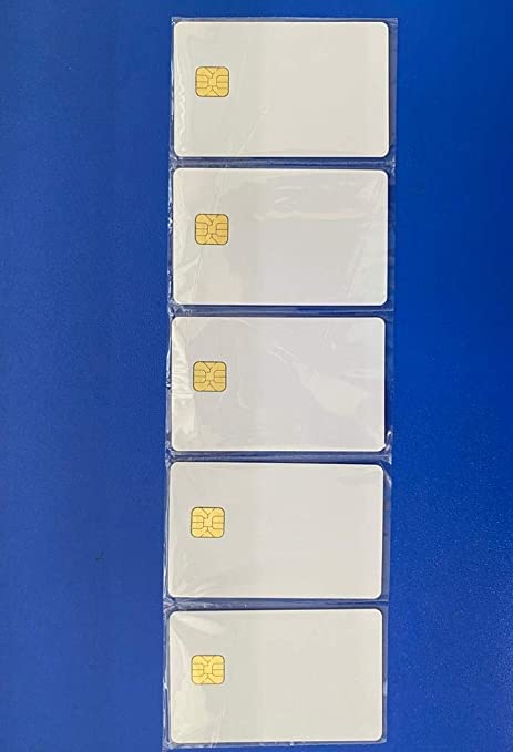 Generic PVC CHIP Card SLEISSI 4428 Contact IC Card for for Inkjet Printers Pack of 10  - Image 5